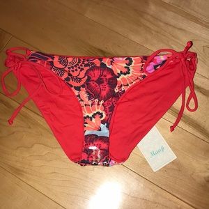 Brand new! Maaji swim bottoms REVERSIBLE